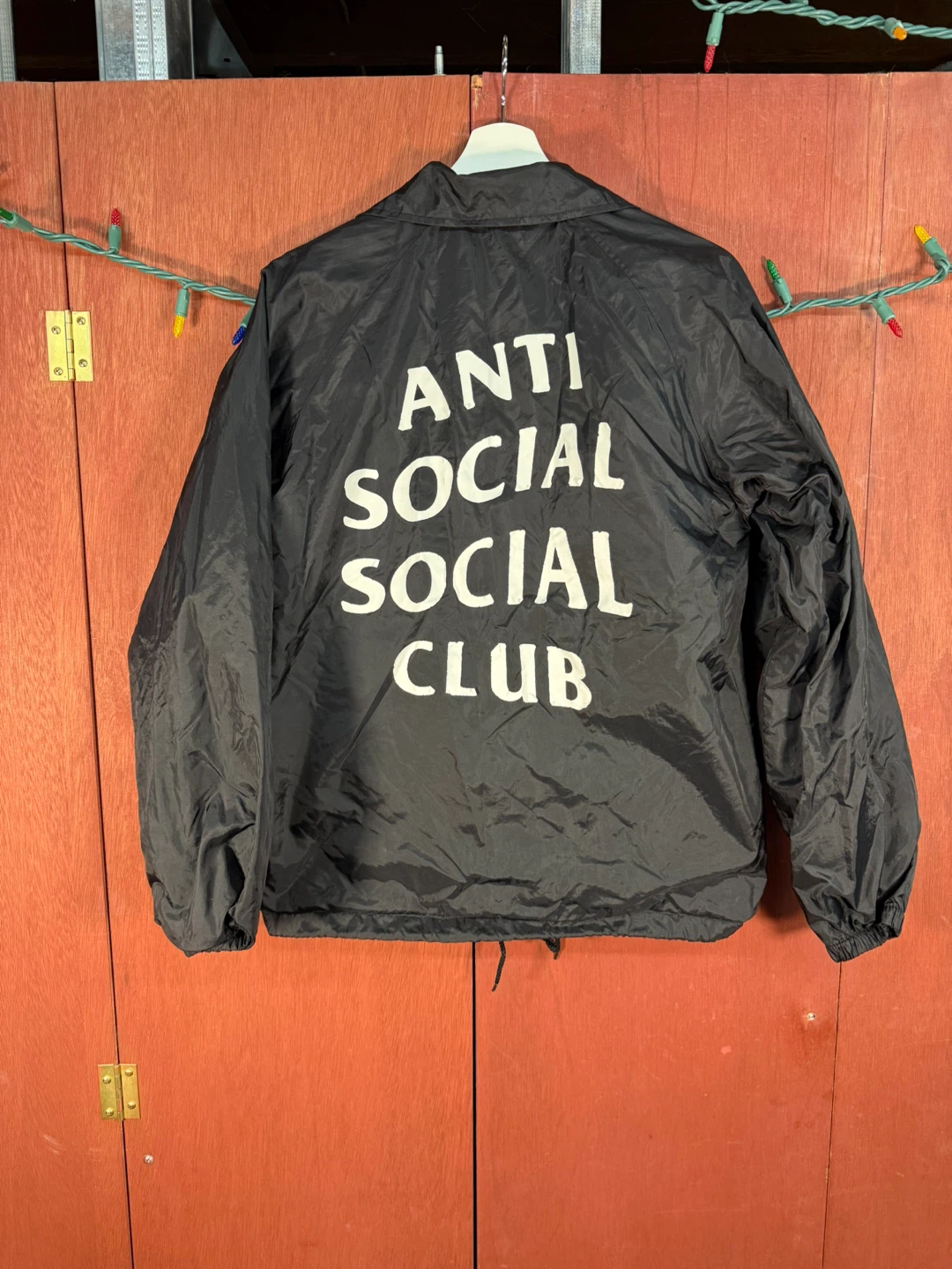 Anti Social Social Club Jacket Windbreaker Mens Size S - photo 4