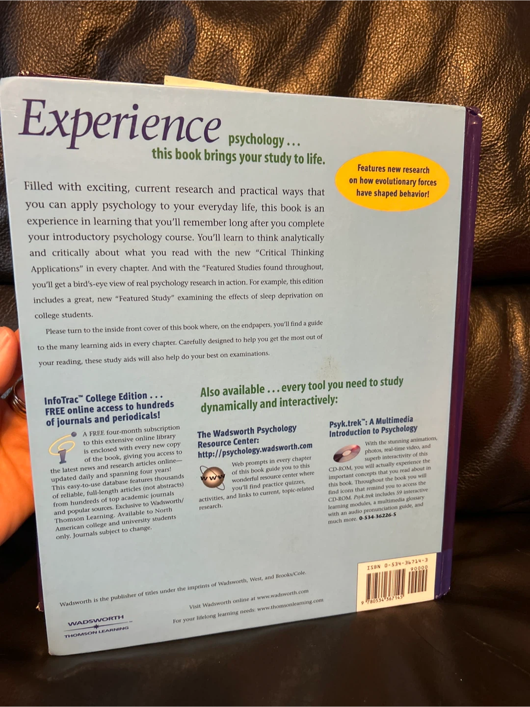 Psychology: Themes & Variations 5th Edition Textbook - photo 2