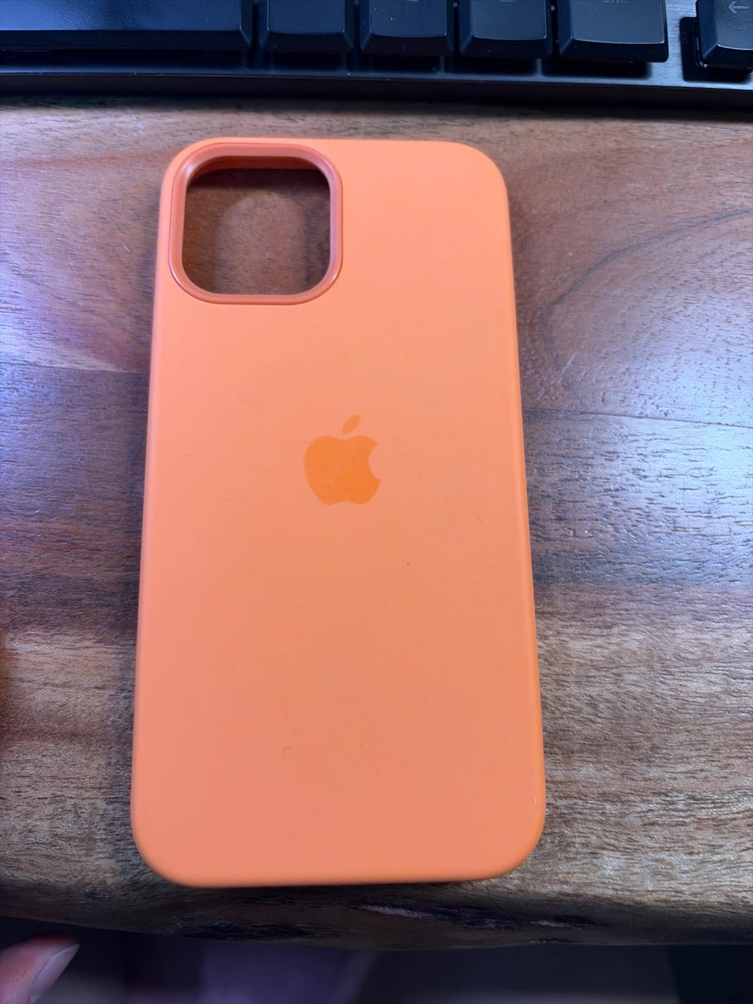iPhone 12 Pro max Case - Orange Silicone