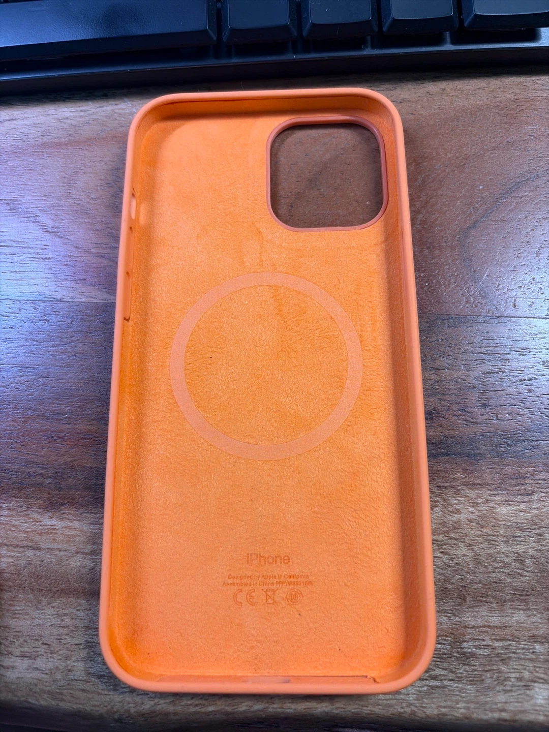 iPhone 12 Pro max Case - Orange Silicone - photo 2