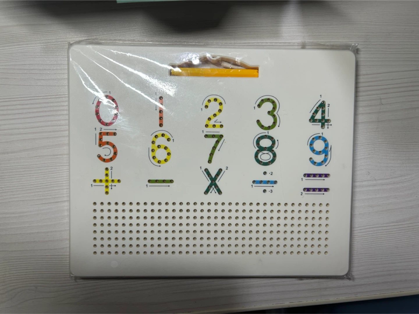 Brand New Magnetic Drawing Board with Letters and Numbers - photo 2