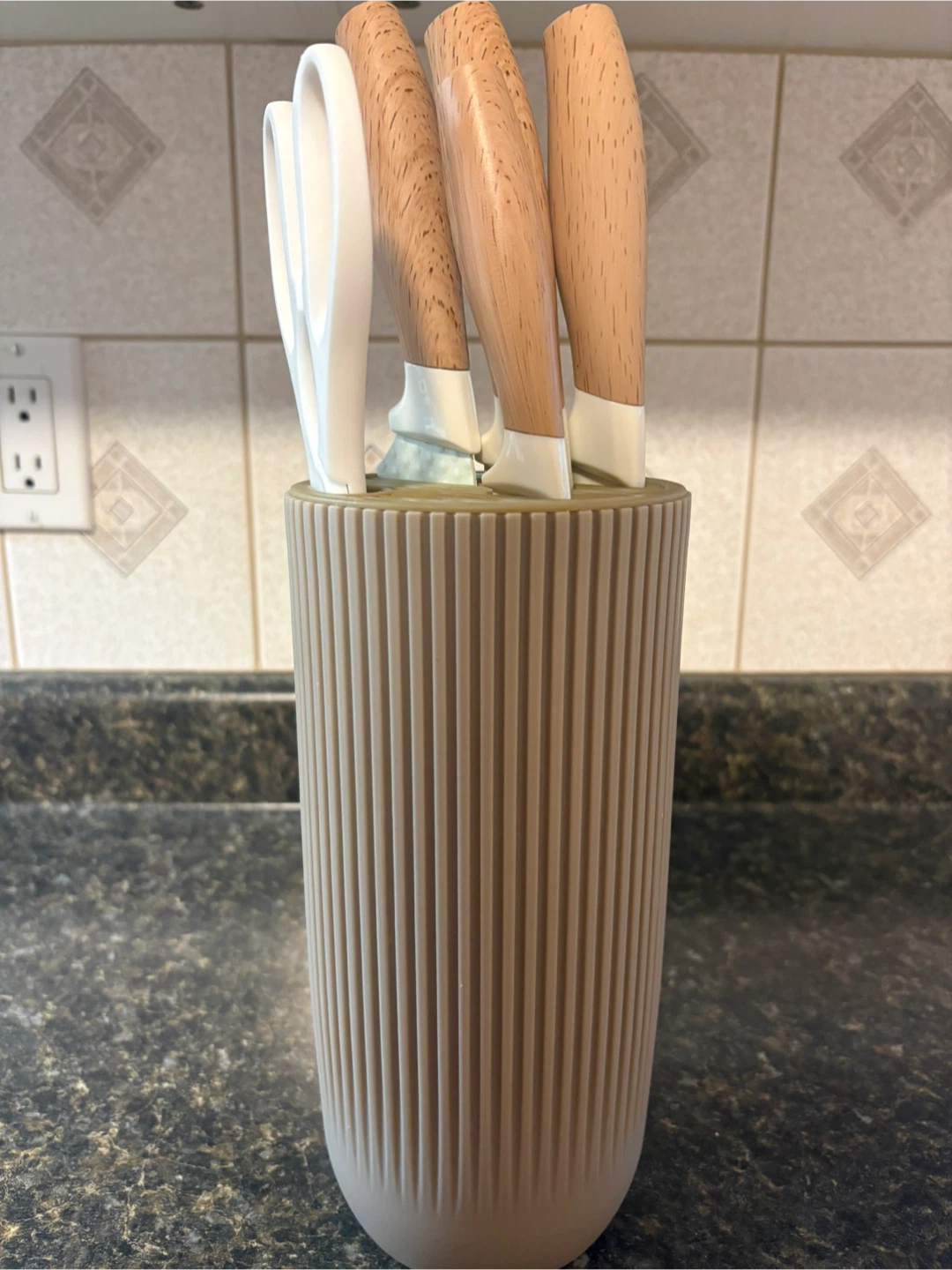 15-Piece Silicone Kitchen Utensil Set with Knife Block - photo 5