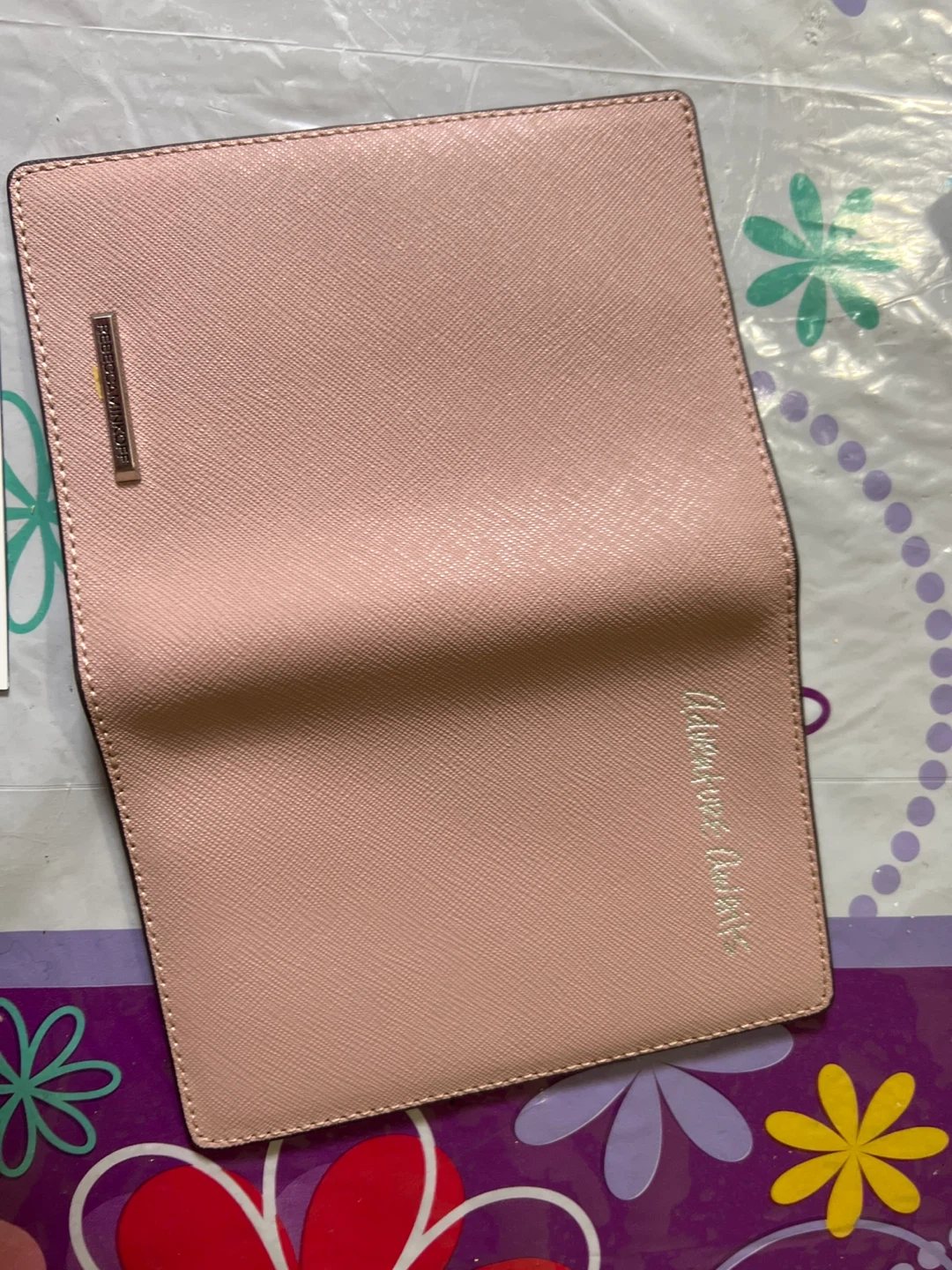 Rebecca Minkoff Pink Leather Card Holder - photo 3