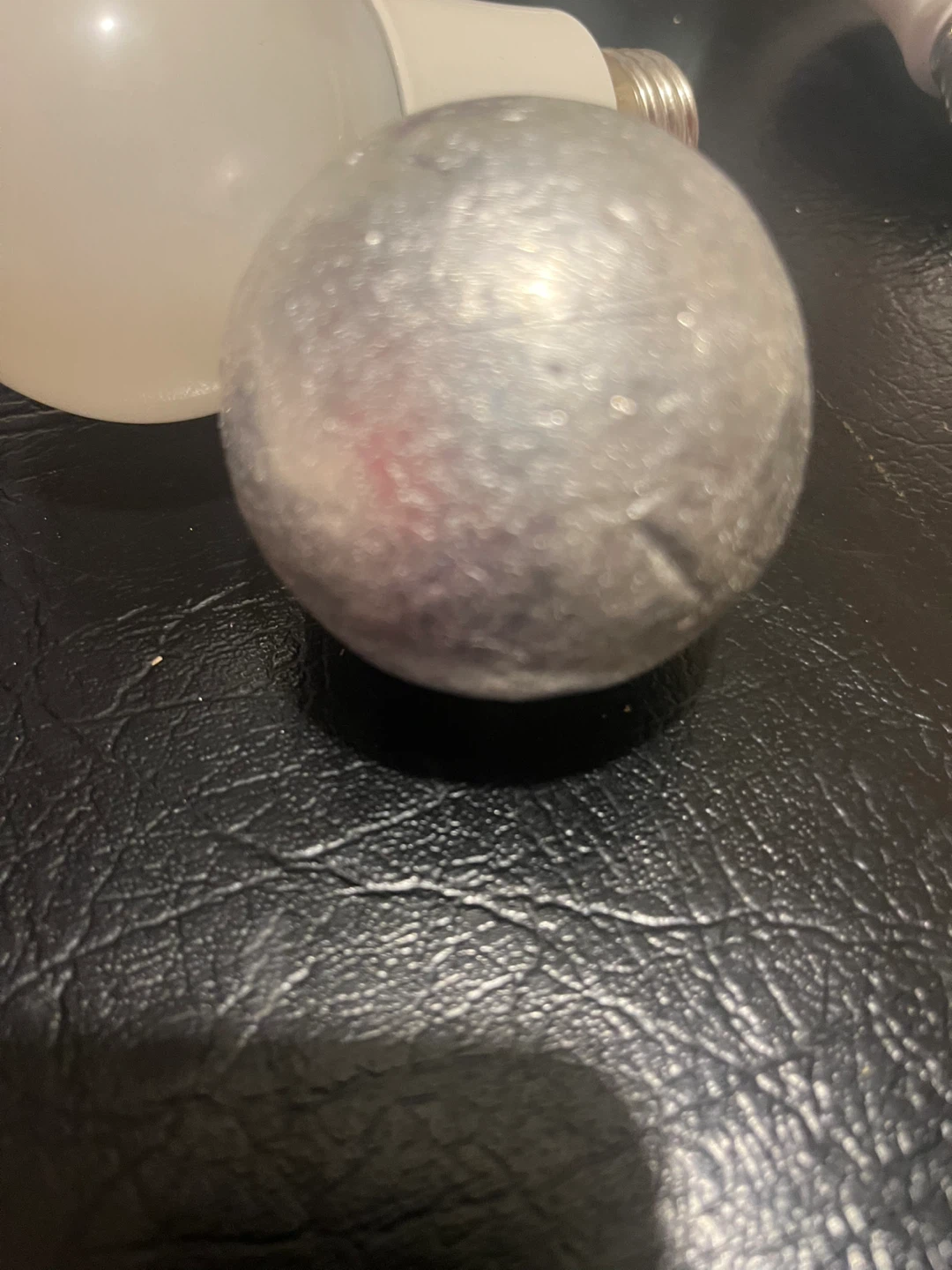 Foil ball made out of cigarette paper Metal Ball