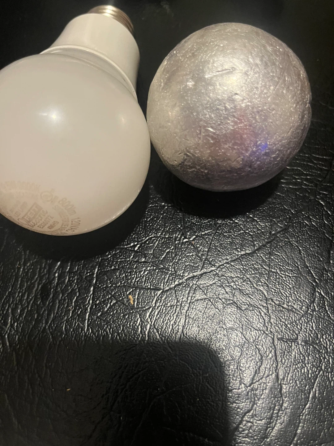 Foil ball made out of cigarette paper Metal Ball - photo 2