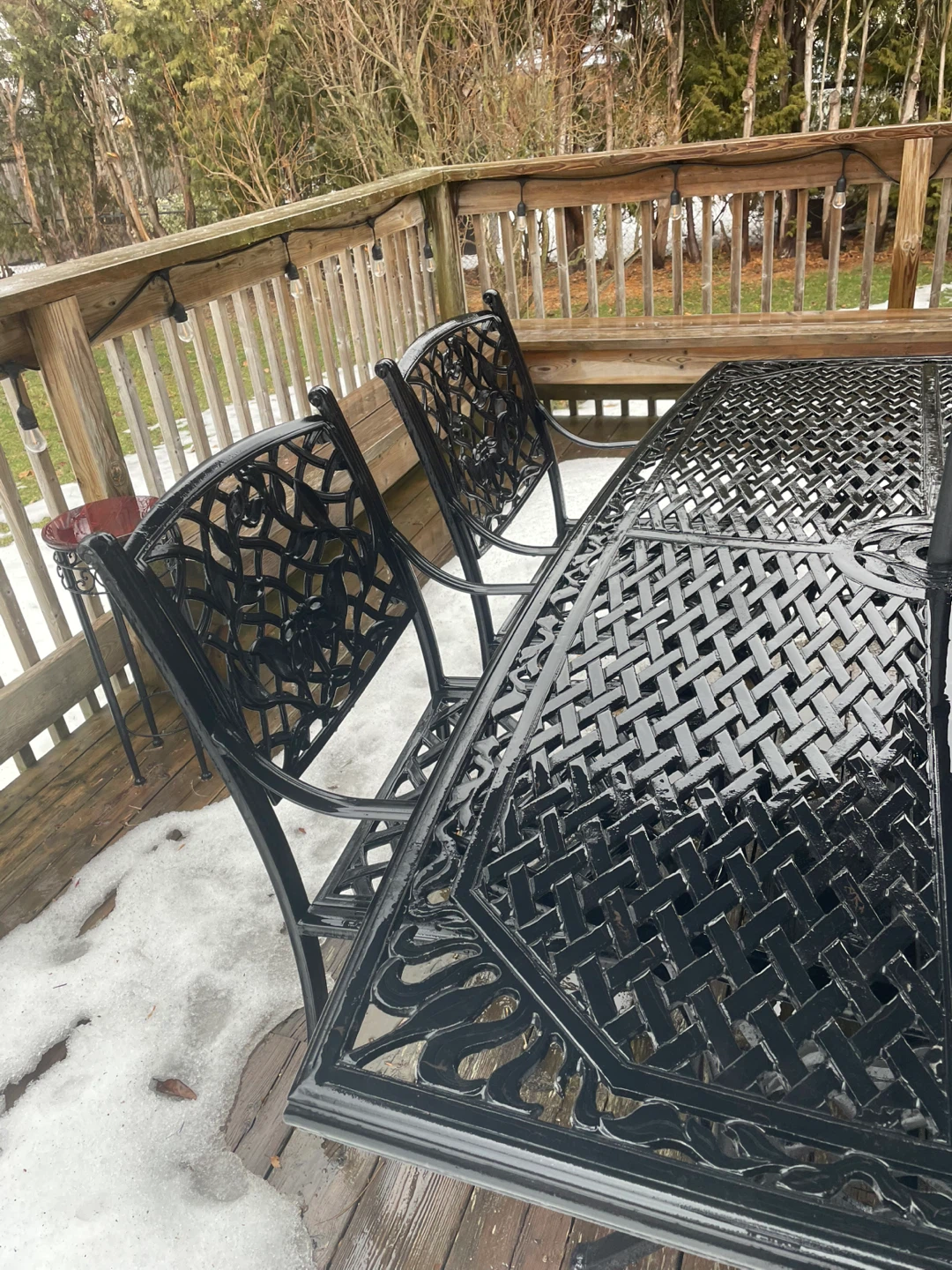 Outdoor Dining Set with Umbrella - photo 3