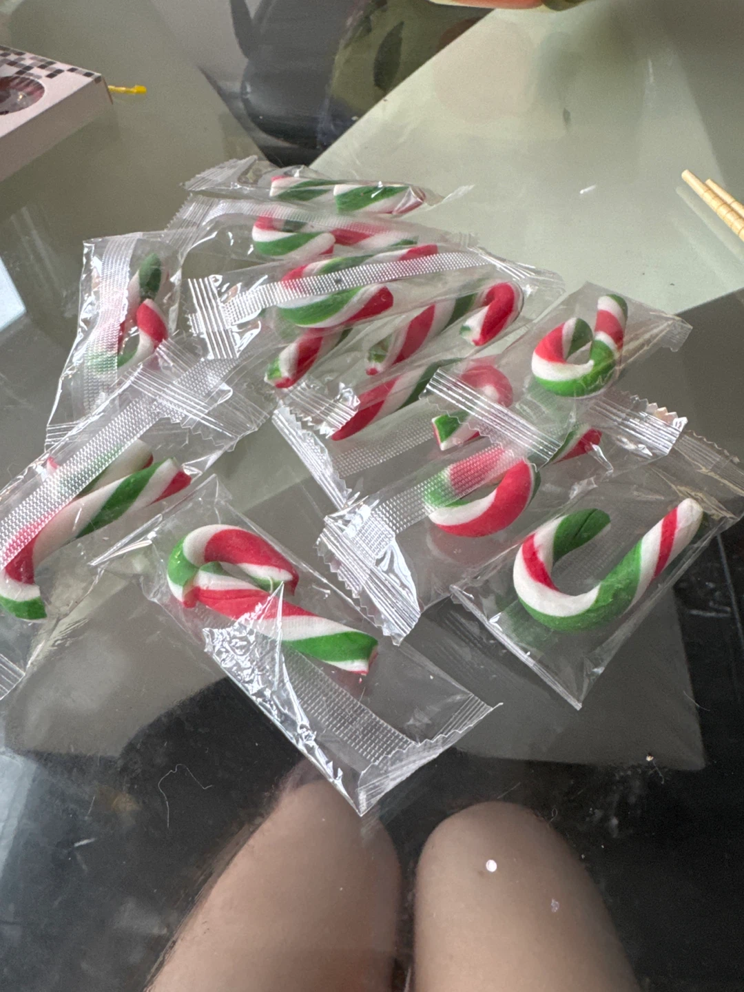 Individually Wrapped Candy Canes - Set of 10