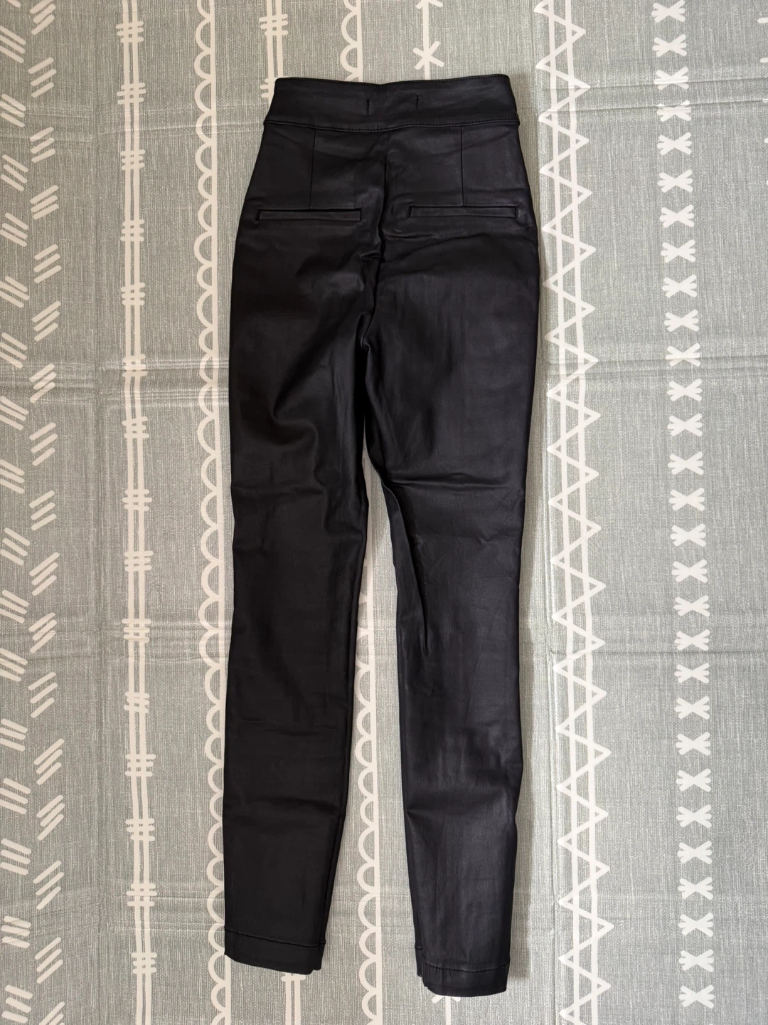 Reserved Faux Leather Pants Black Size EUR 36 / US 4 - photo 4