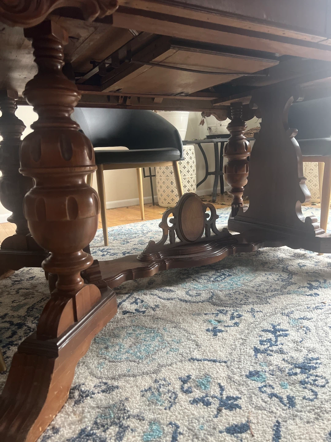 Vintage Wooden Dining Table - photo 3