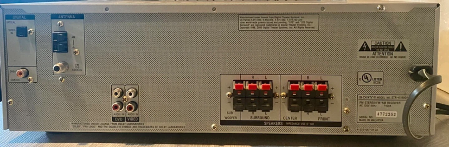 Sony STR-K1000P AV Receiver - photo 3