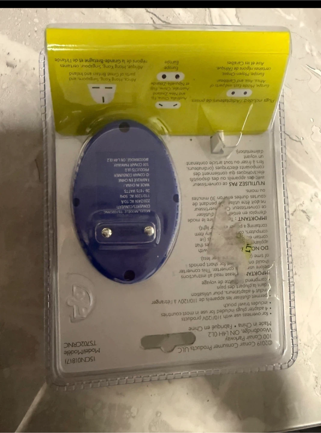 Travel Smart Conair Adapter Set - New - photo 2