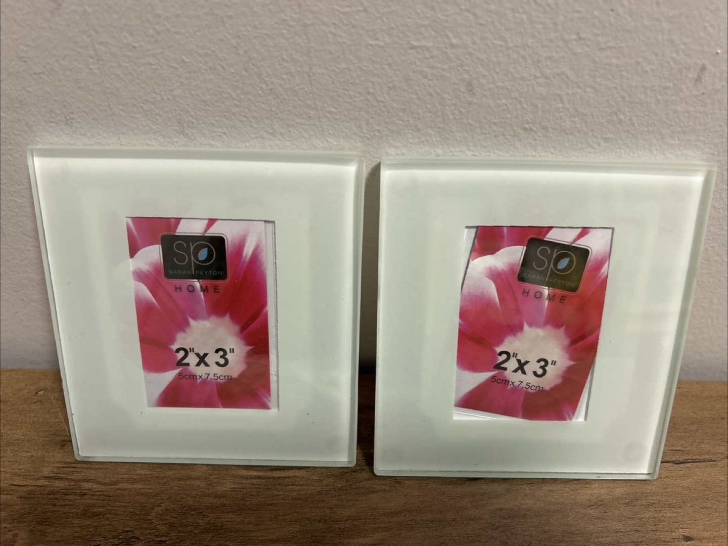 Sarah Peyton Home Frosted Glass Photo Coasters (4-pack) - photo 3