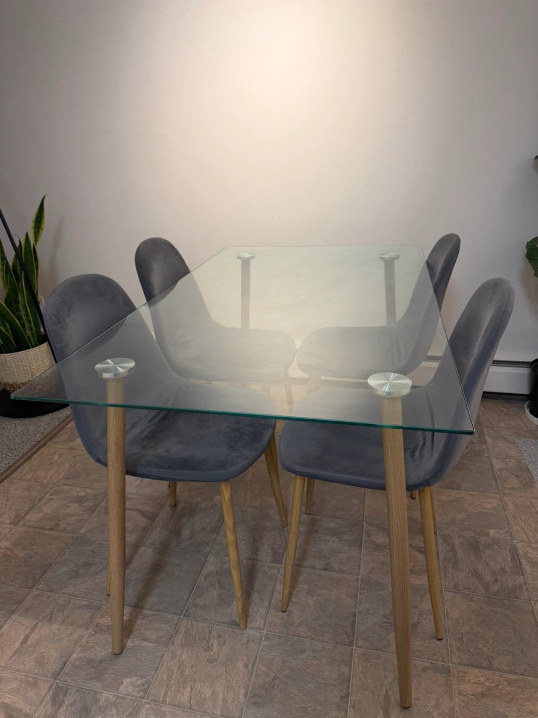 Glass Top Dining Table only - photo 3