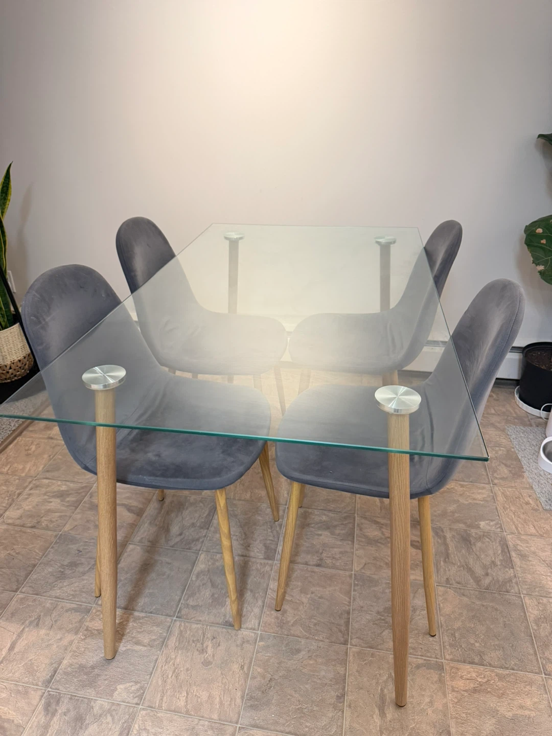 Glass Top Dining Table only - photo 2