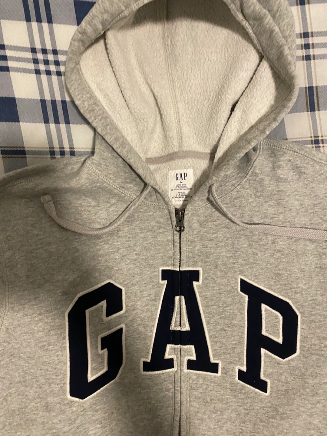 GAP Grey Zip-Up Hoodie - photo 2
