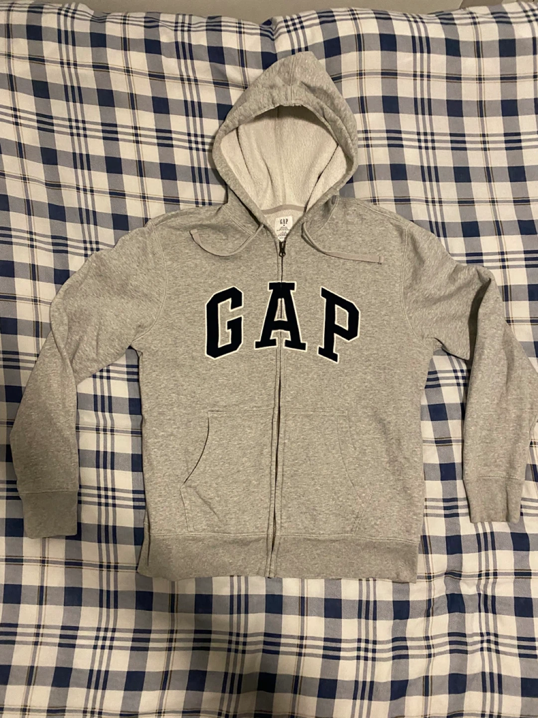 GAP Grey Zip-Up Hoodie