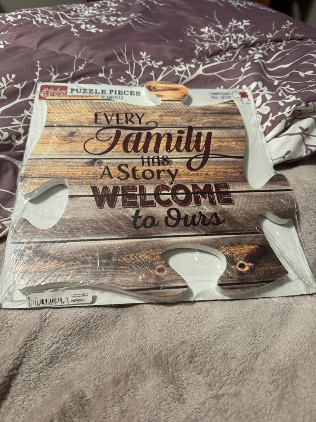 Family Wall Decor Puzzle Piece
