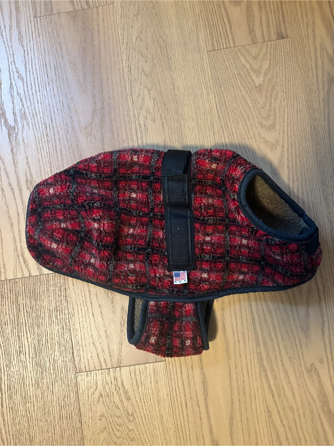 Foggy Mountain Dog Snuggler - Sweater/Coat - Red Tartan - photo 4