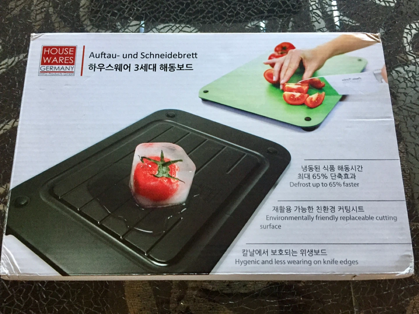 Housewares Germany Auftau- und Schneidebrett Cutting Board - photo 3