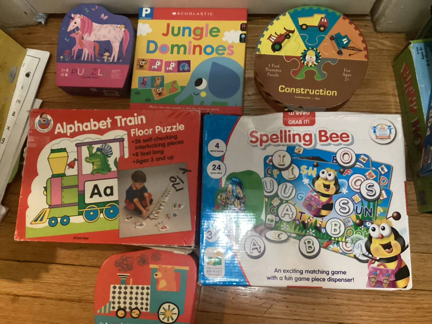 Large lot Pre-K games and puzzles