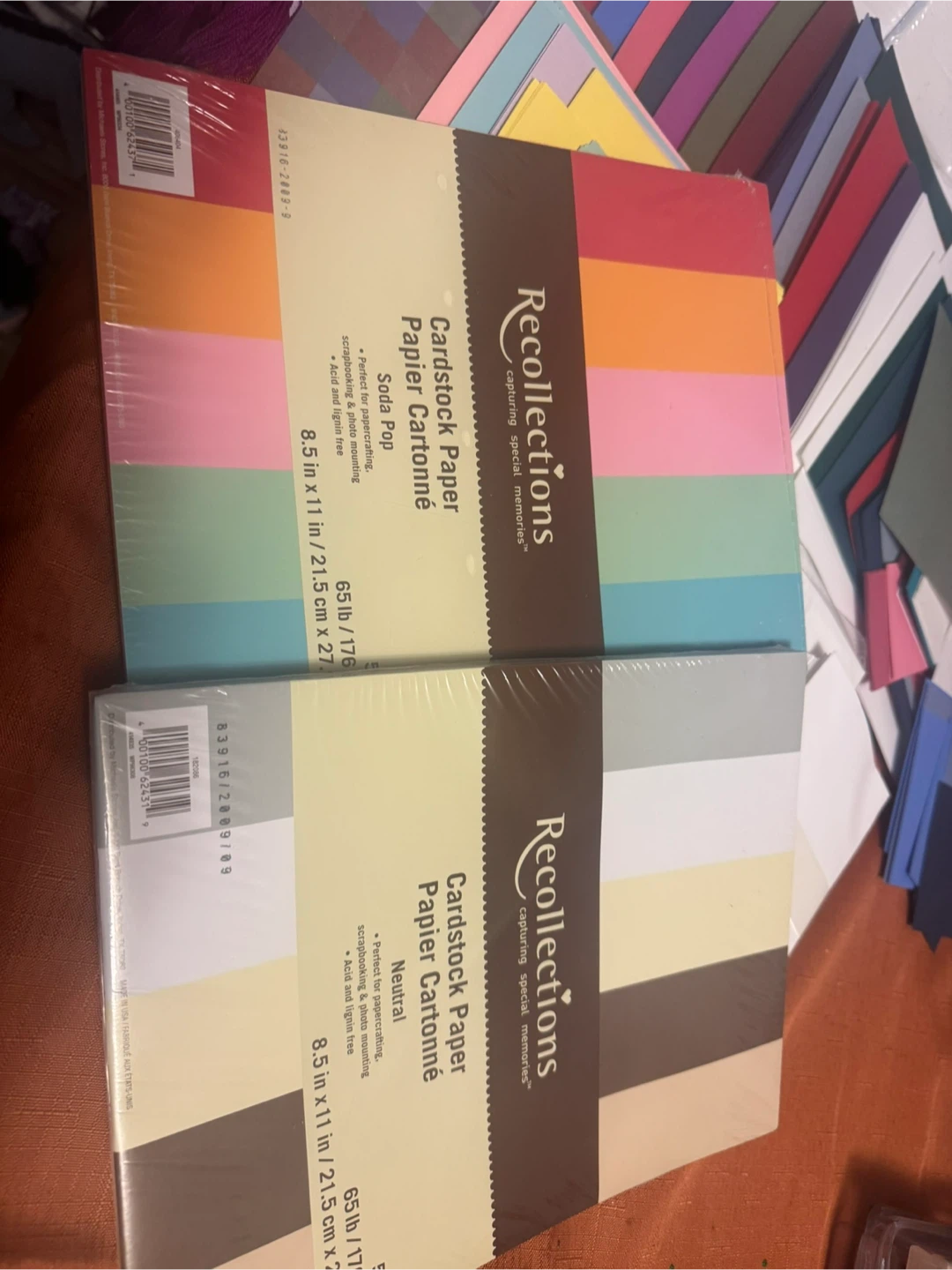 Recollections Cardstock Paper - Soda Pop & Neutral Packs