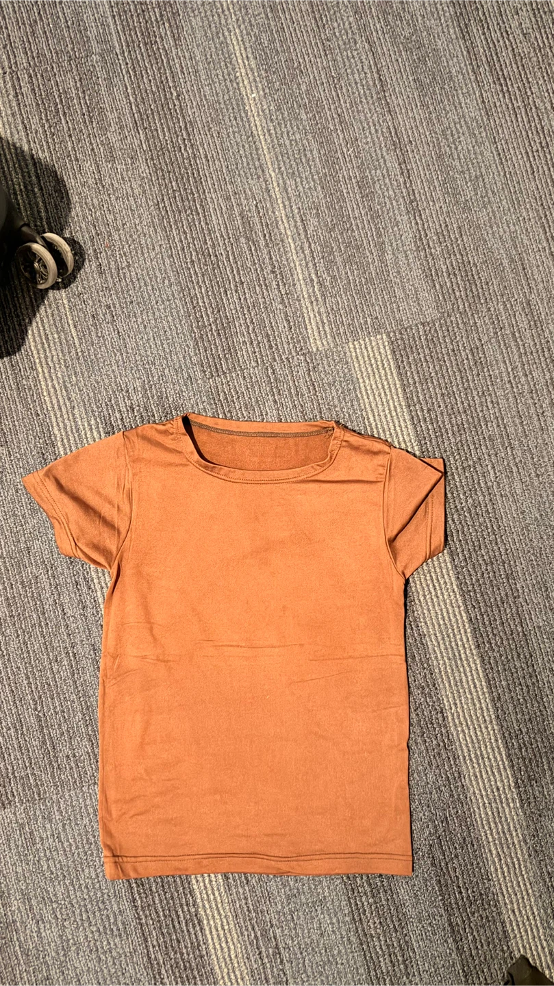 brown Short-Sleeve T-Shirt