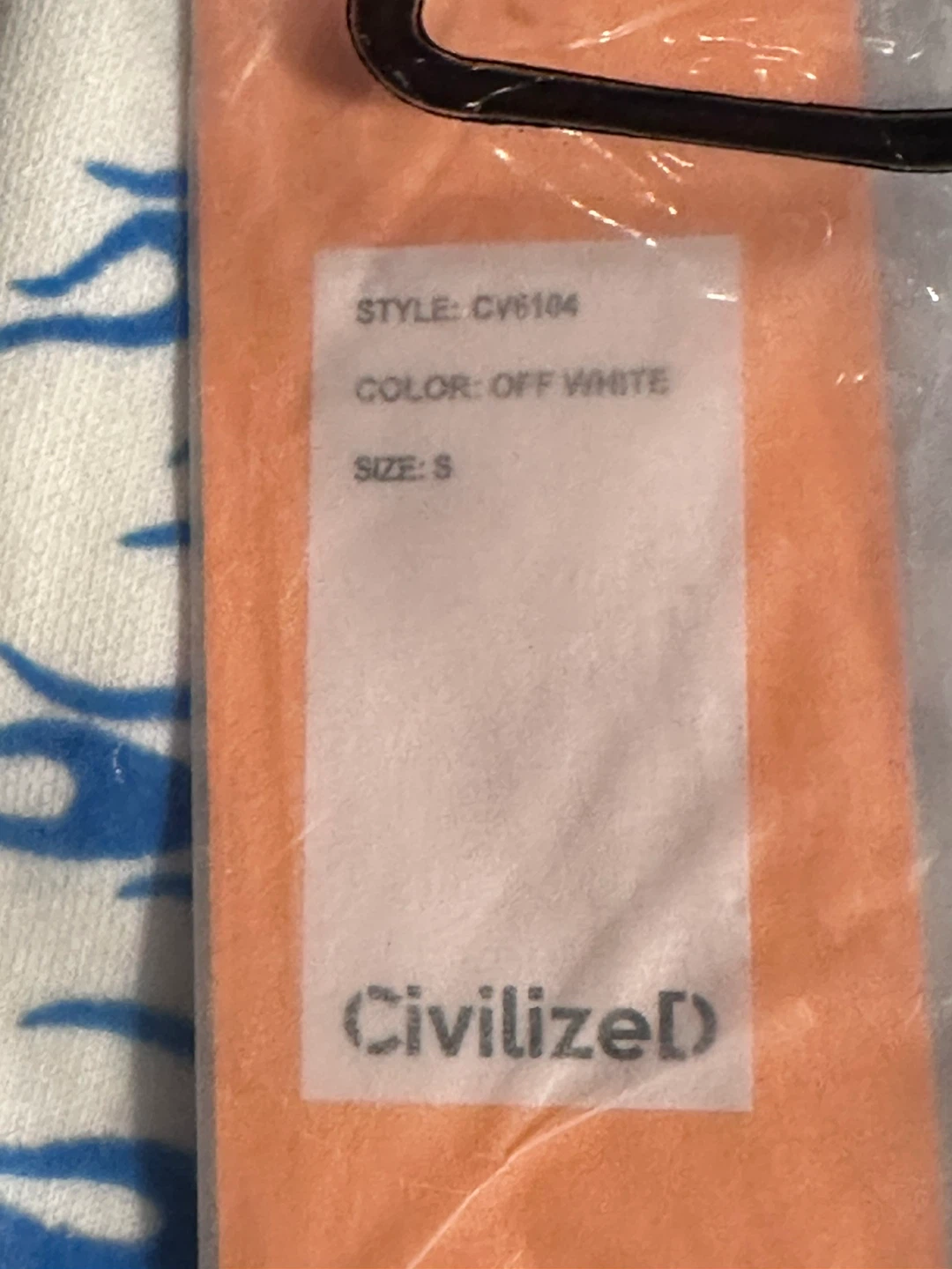 Civilized Off White Zip Up Hoodie - Size S - photo 5