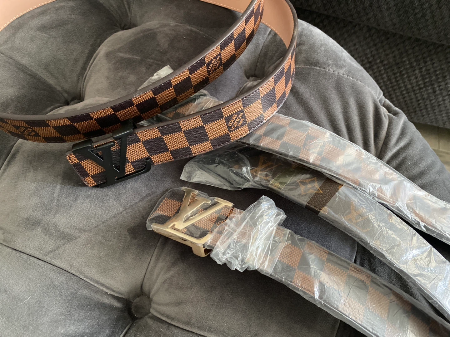 Brand new Louis Vuitton Damier Ebene Belt - photo 3