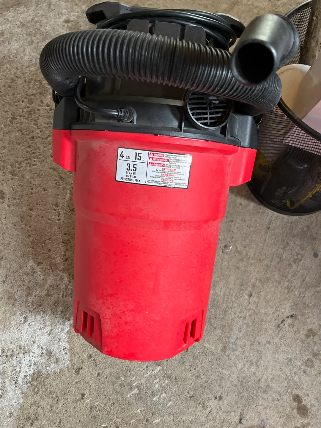 Craftsman 4 Gallon Wet/Dry Vacuum