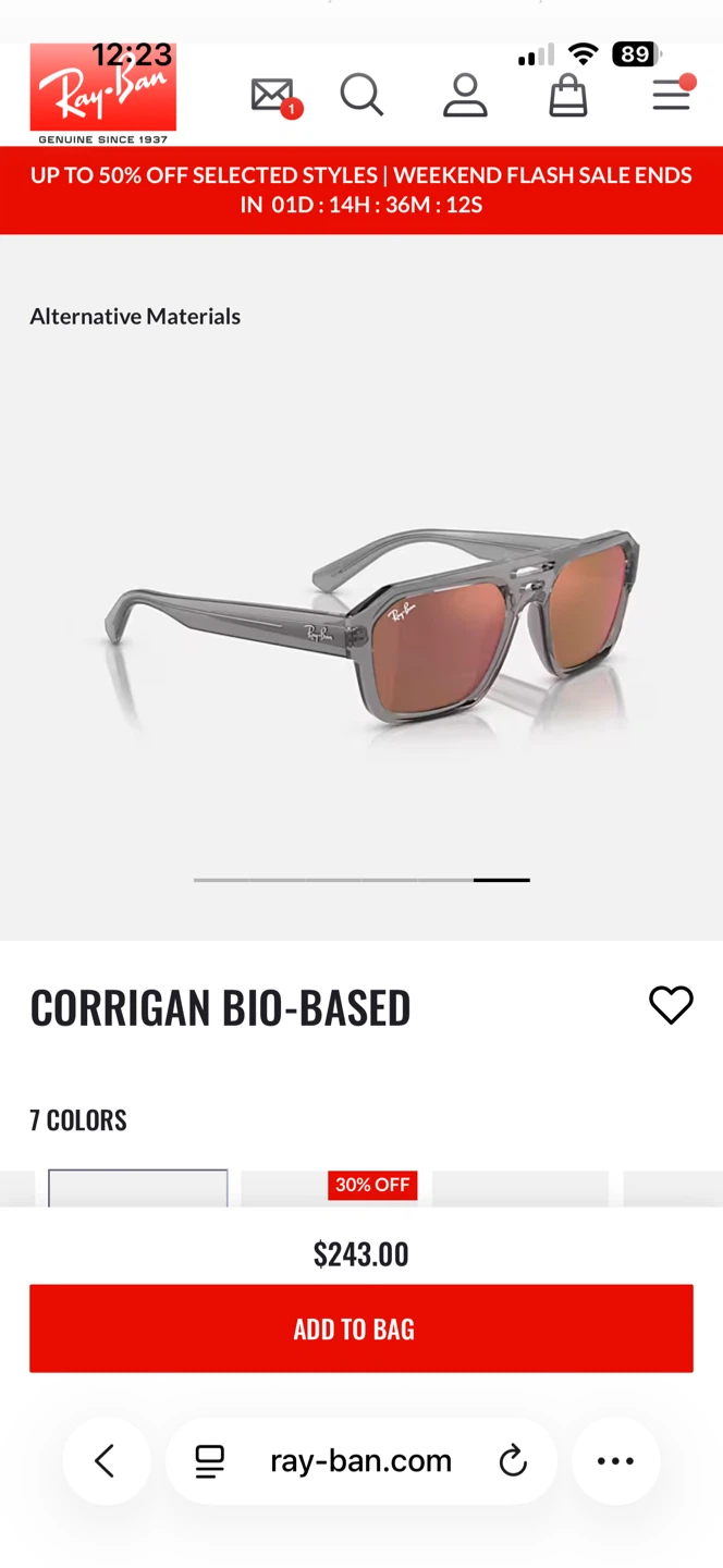 Ray-Ban RB4397 Corrigan Bio-Based Sunglasses - photo 3