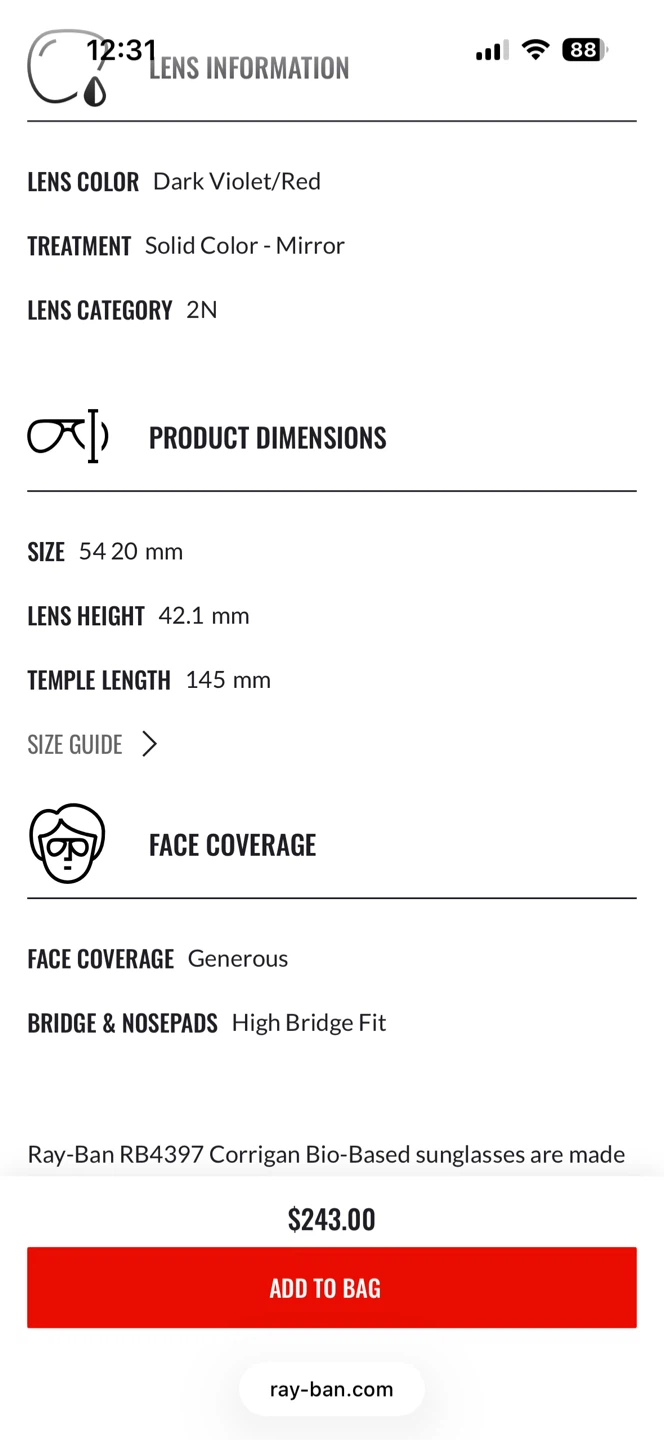 Ray-Ban RB4397 Corrigan Bio-Based Sunglasses - photo 5