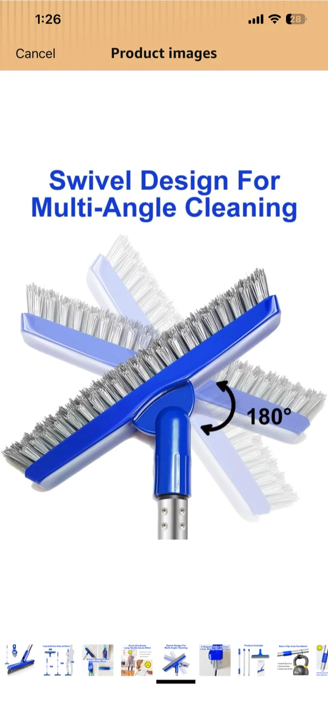 Grout Dirt Buster Long Handle Brush - photo 5