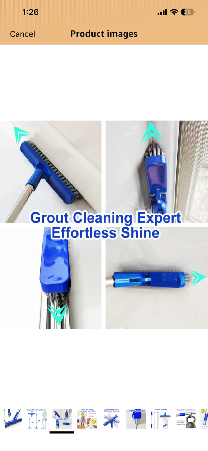 Grout Dirt Buster Long Handle Brush - photo 3