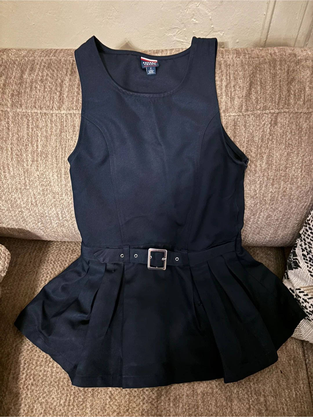 French Toast Girls School Uniform NavyDress  7