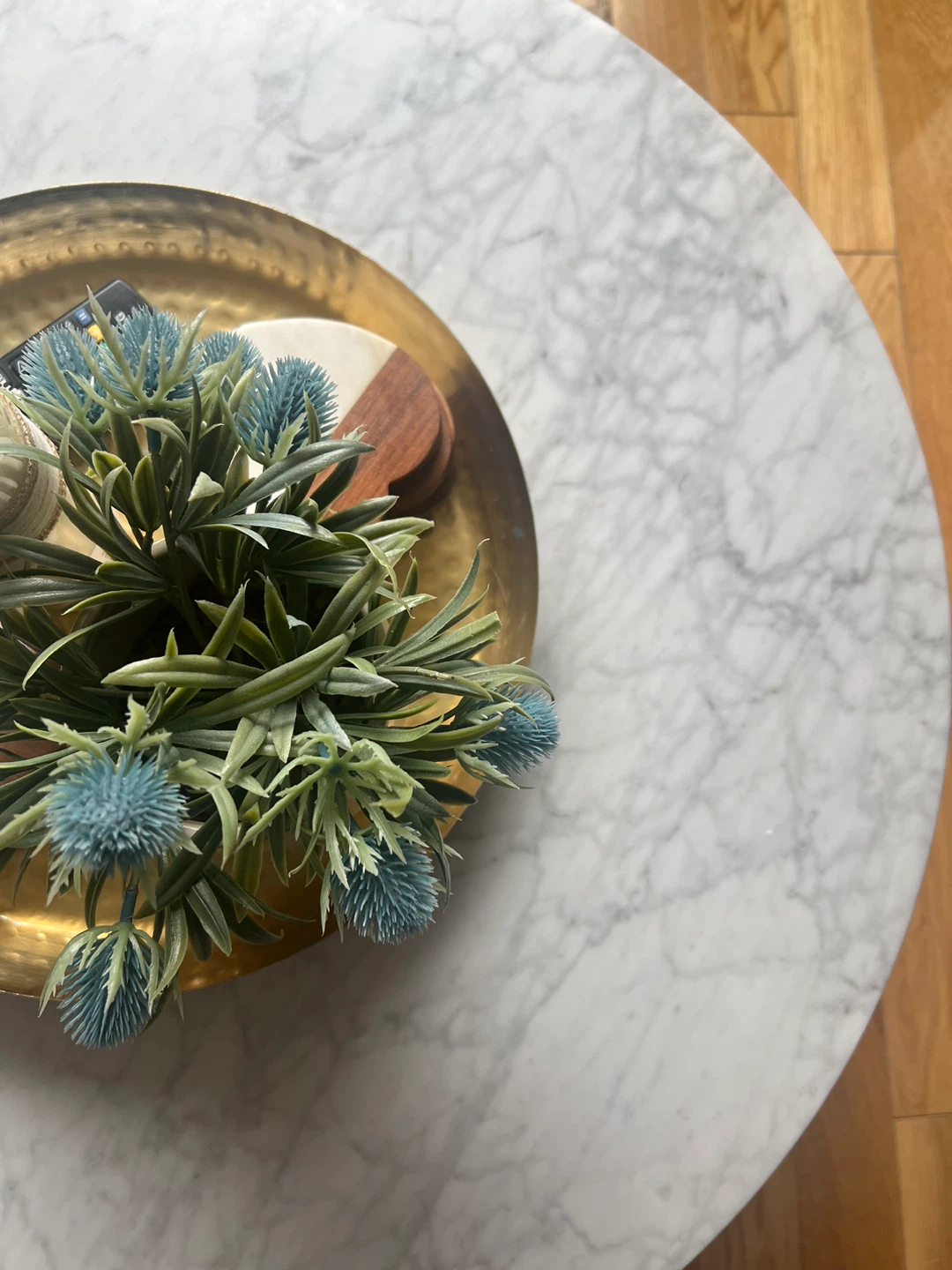 West Elm Marble Coffee Table - photo 2