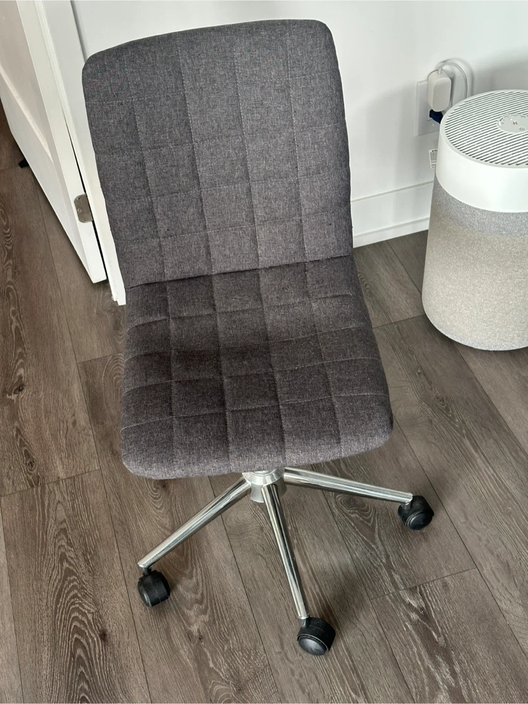 Gray Fabric Office Chair - photo 2