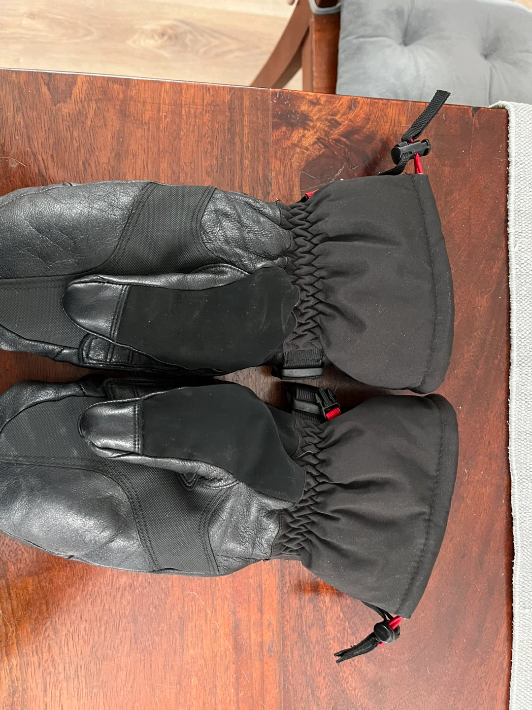 Karbon Leather Ski Gloves Mittens - photo 2