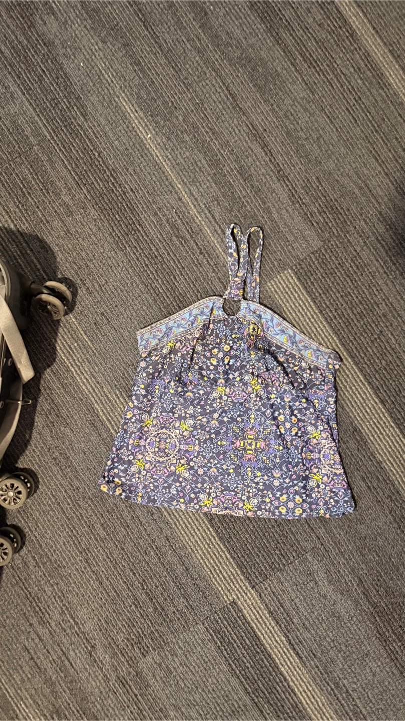 Womens Floral Print Cami Tank Top