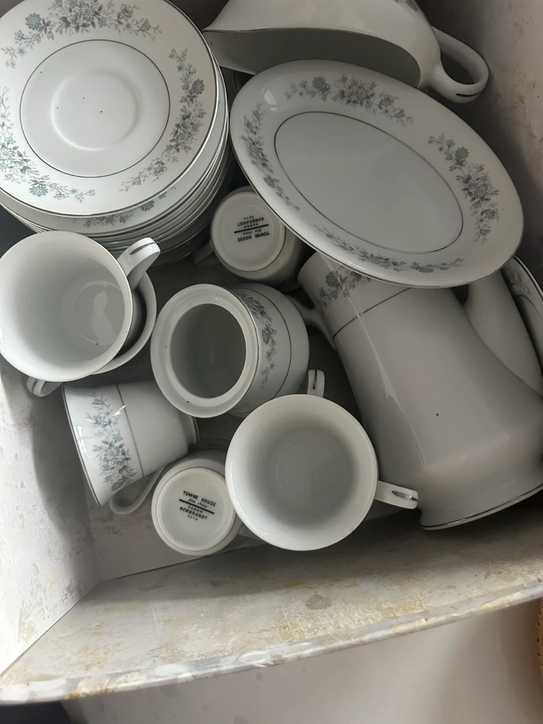 Towne House Rembrandt Fine China Tea Set