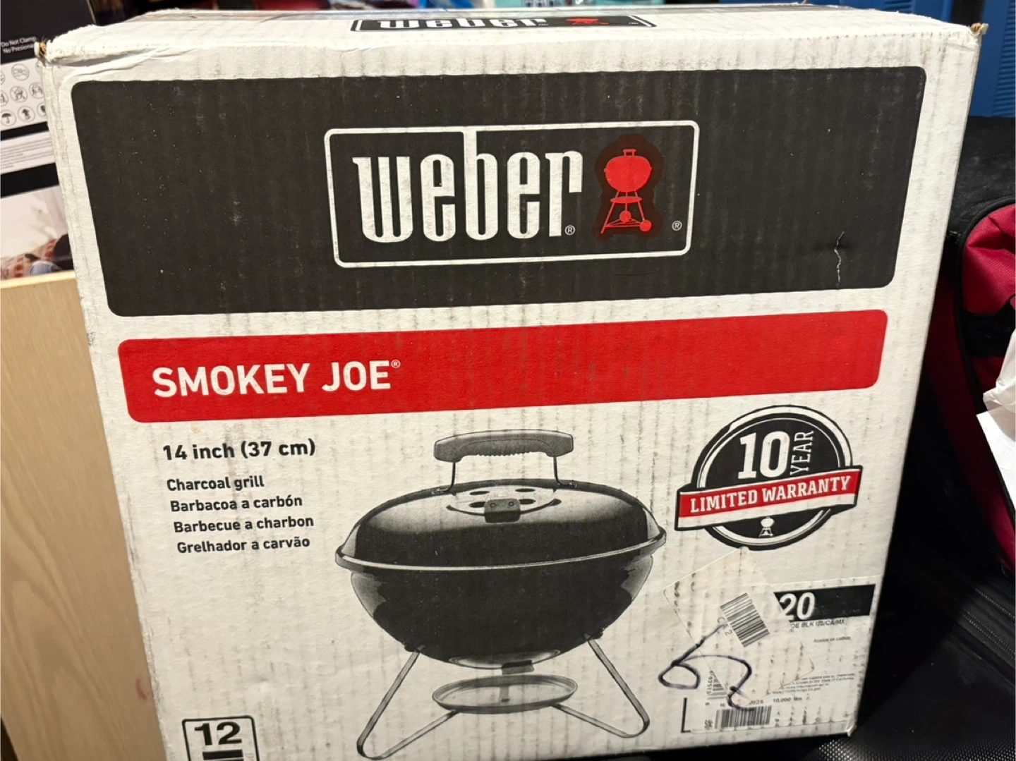Weber Smokey Joe 14 inch Charcoal Grill