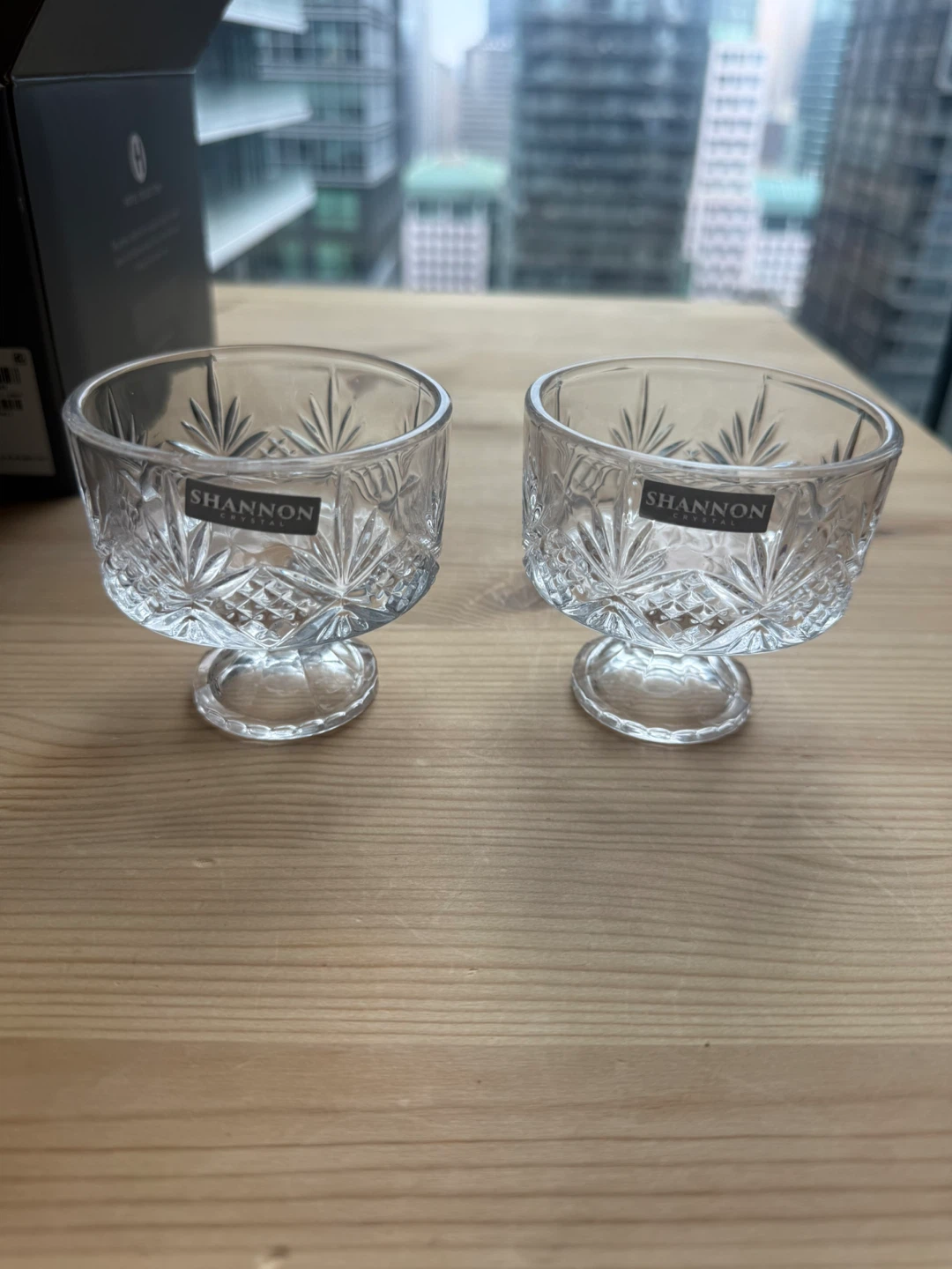 Shannon Crystal Dessert Glasses Set of 6
