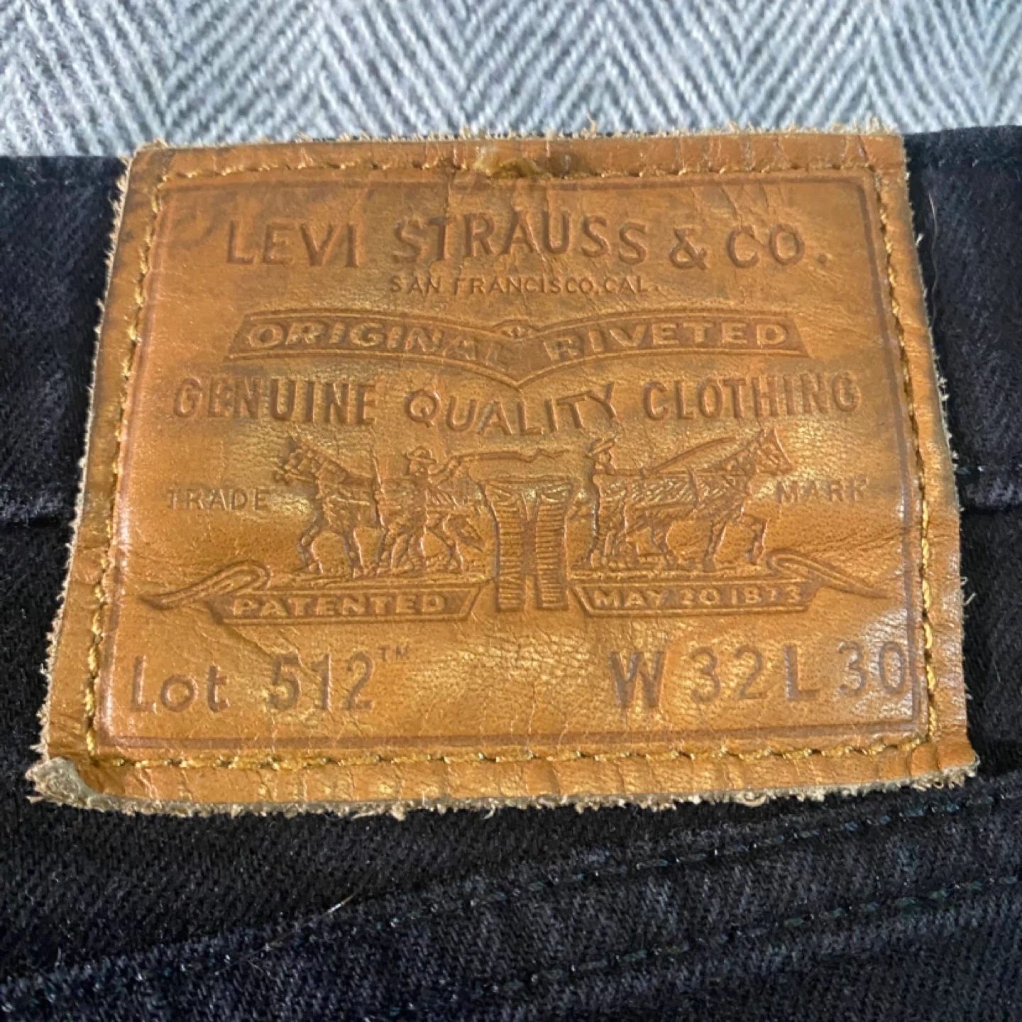 Levi's Premium 512 Black Jeans W32 L30 - photo 5
