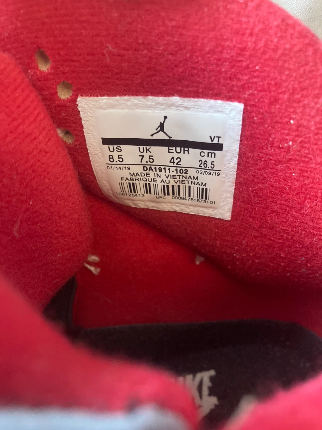 Jordan 5 retro white fire red (rps) - photo 3