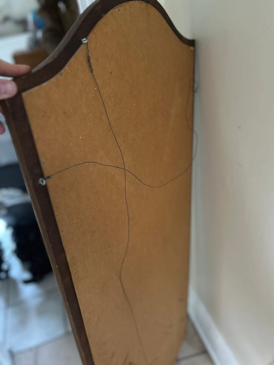 Wooden Framed Mirror - photo 2