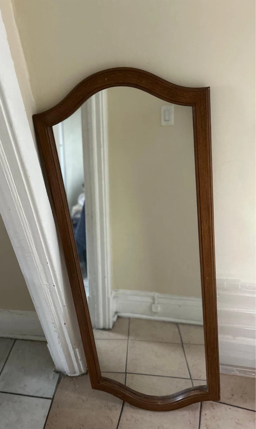 Wooden Framed Mirror
