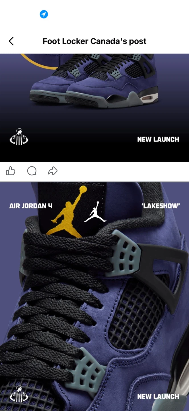 Air Jordan 4 'Lakeshow' Sneakers - photo 2