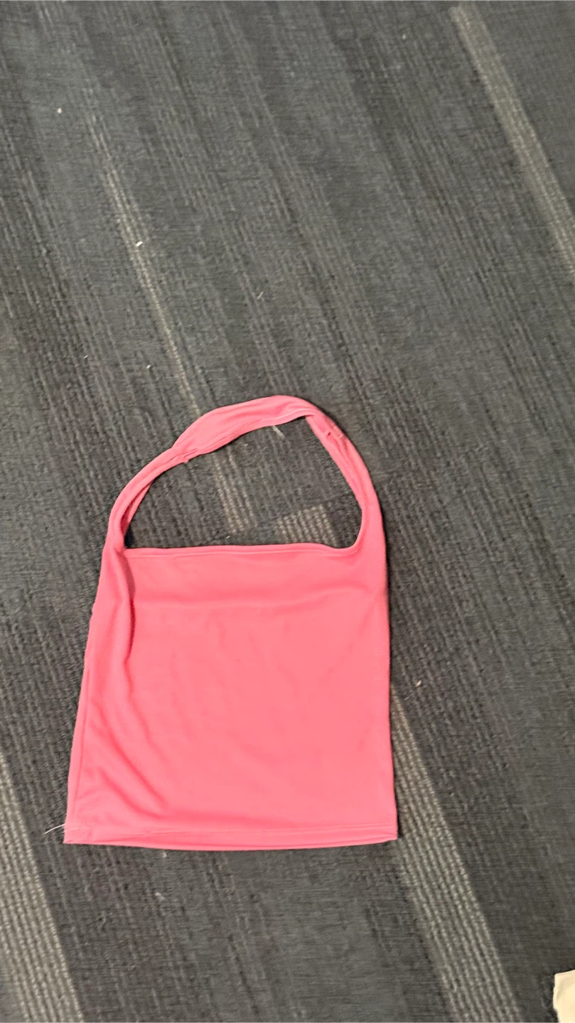 Pink Halter Neck Top
