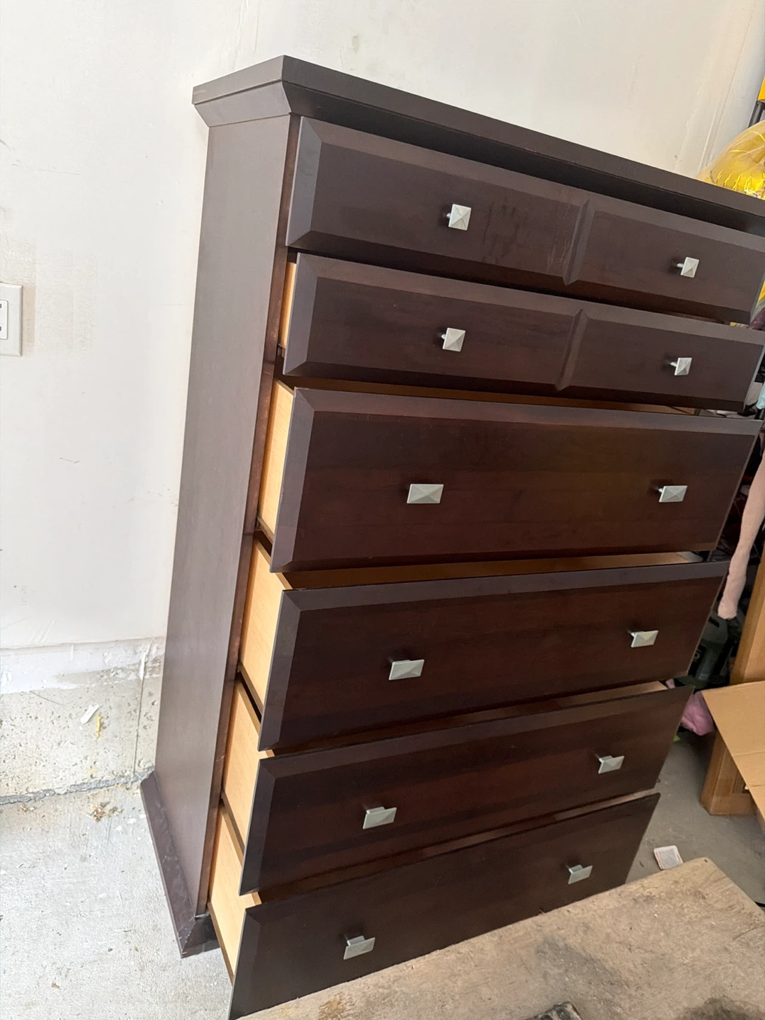 Dark Brown 7-Drawer Dresser - photo 2