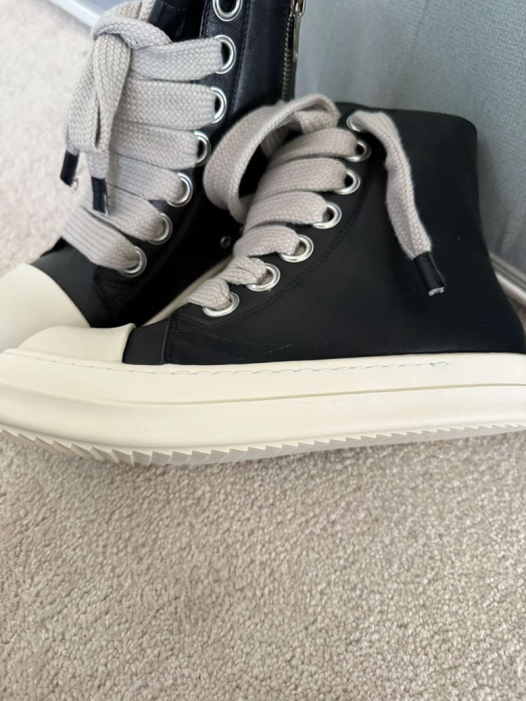 Rick Owens High Top Sneakers - photo 3