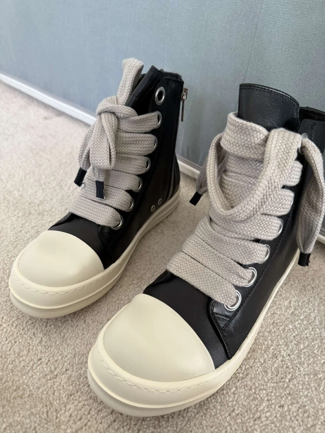Rick Owens High Top Sneakers - photo 2